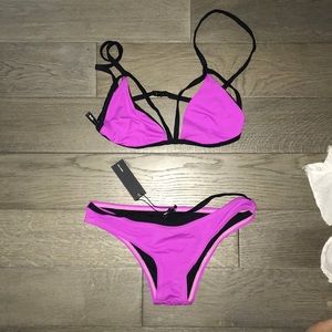 T-VIK swim suit made in california pink